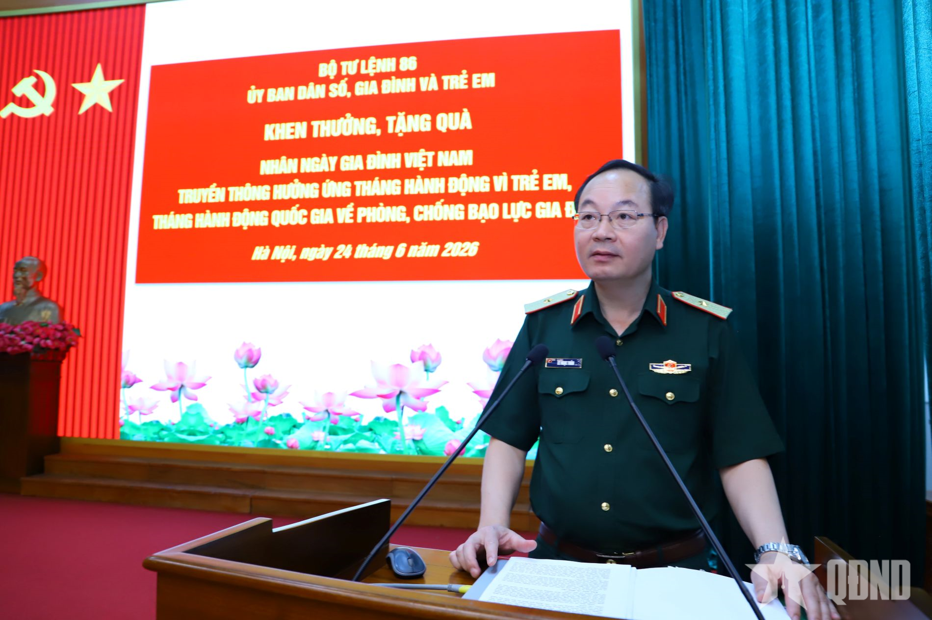 Bộ tư lệnh 86 truyền thông hưởng ứng Tháng hành động vì trẻ em và phòng, chống bạo lực gia đình
